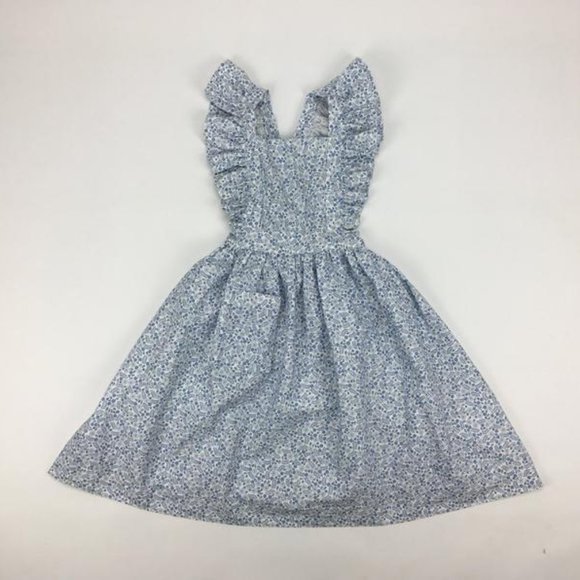 Other - French floral apron Pinafore girls dress